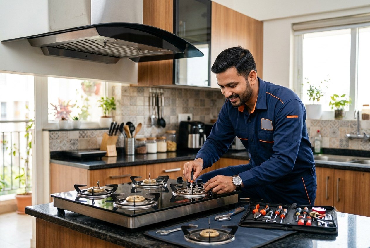 Kitchen chimney repair service in Mohali